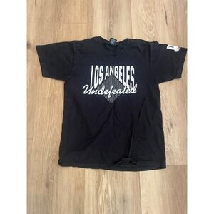 Los Angeles Medium T Shirt Mens Black Undefeated Graphic Tee